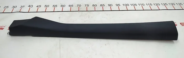 33 Indvendigt dæksel top. venstre dørkort foran (PUR 12A SORT, glat læder) Tesla model S, model S REST 1009305-02-E