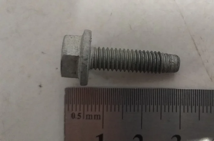 3 Болт HF M6-1.00x20[8.8]ZnAlW Tesla model S, model S REST, model X, model 3 1009420-00-A