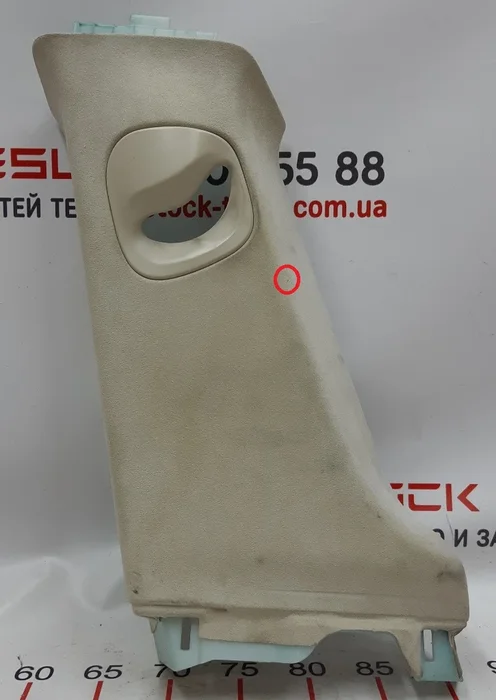 15 Ornamentar stâlp B sus stânga SUS ZUMA ALC deteriorat Tesla model S, model S REST 1021612-00-A