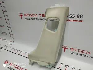 15 Acabamento do pilar B superior direito têxtil branco Tesla modelo S 1021613-01-B