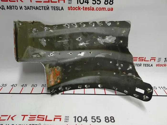 Чверть передня права накладна пластина напрямної лонжерона зовнішня Tesla model S 1021800-S0-B