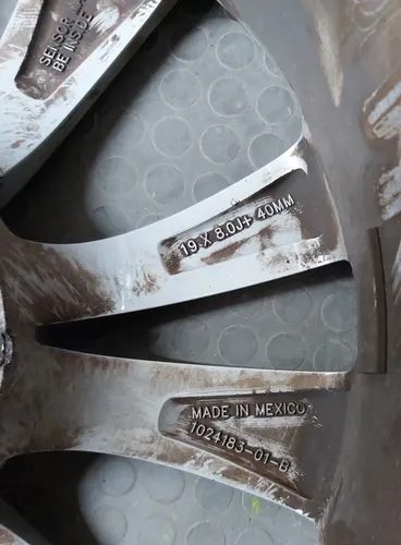 2 Wheel Disc (19X8.0J ET40- Sølvcyklon) Tesla Model S, Model S Rest 1054045-00-D