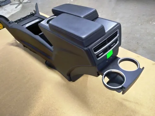 1 센터 콘솔 어셈블리 암레스트 블랙 가죽 컵 홀더 카본 Tesla 모델 S REST 1026728-S0-E