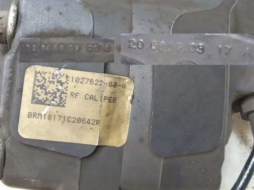 Супорт гальмівний передній правий BREMBO без гальмівних колодок Tesla Model S, Model S REST, Model X 1027622-00-A, 1007795-00-C