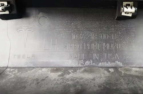 Umbral de puerta panel basculante izquierdo (estructural) dañado Tesla modelo X 1035096-00-D