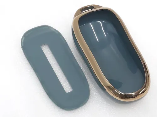 Ochranný kryt pro klíč (Keychain) Otevření vozu Gold Grey Tesla Model X, Model X Mar 2021 1054132-95-G.