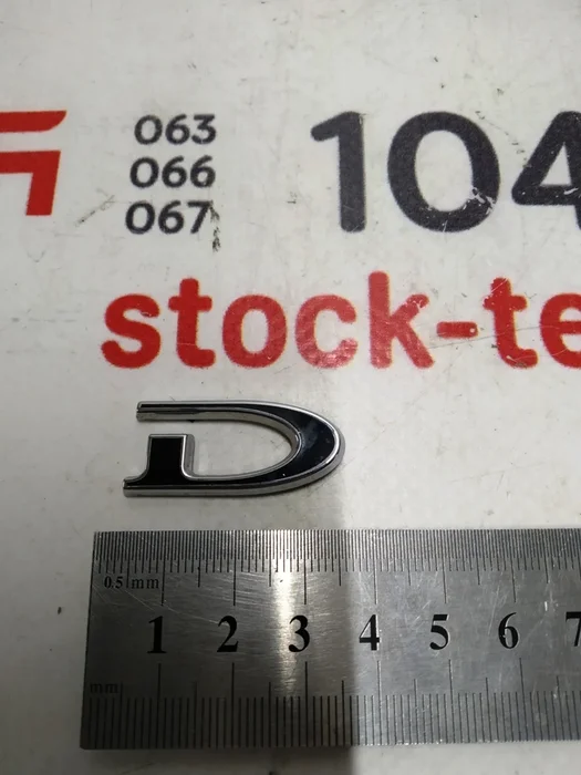 Emblem "D" Tesla model S, model S REST, model X 1059208-01-A