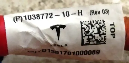 Splitter mit Hochspannungskabelbaugruppe (beschädigt) Tesla Model S REST 1507386-15-B