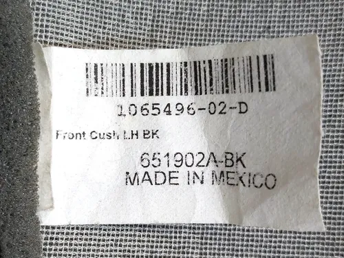 Potah pro spodní část sedadla řidiče TXT SEAT Tesla model S REST 1454066-00-A