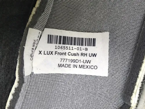 Foringen af ​​den nedre del af passagersædet Lux Ultra White Ventilation Tesla Model S Rest, Model X 222222-04-A