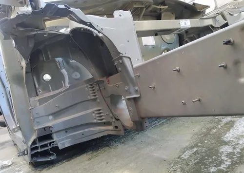 1069423-S0-Y Zestaw przedniego wewnętrznego panelu nadwozia (wylot) Tesla model X REST 1069423-S0-B