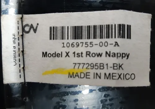 3 Cover-pad 下部驾驶员/乘客座椅光滑前部 Tesla model S REST，model X 1069755-00-A