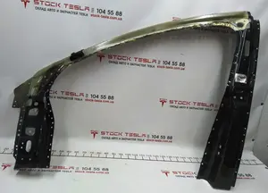 3 1073192-S0-B z Pannello della carrozzeria (pannello) dei montanti A / B (incluso) sinistro (difetto - tagliato) Tesla model X 1073192-S0-B