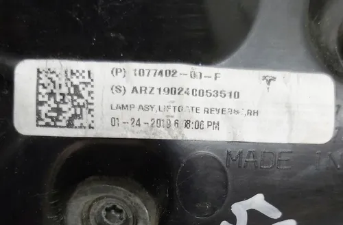 Ranter 3 Pin Tesla Model 3 (Global), Model Y (미국) 1077402-00-G.