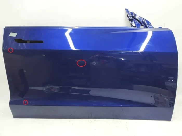 5 Двері передні праві (метал) PPSB з пошкодженням Tesla model 3 1081420-E0-C