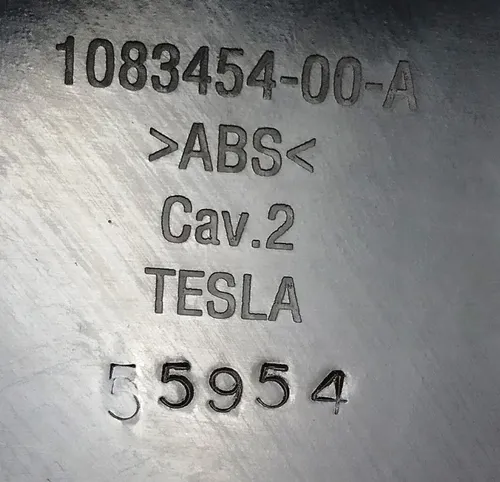 4 Dekorativ beklædning til førersæde, nederst til venstre Tesla model X, model S REST 1083454-00-A
