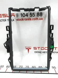 Ozdobný rámeček MCU (hlavní monitor) GRAF ŠEDÝ sestavený Tesla model S, model S REST, model X 1451809-S0-H