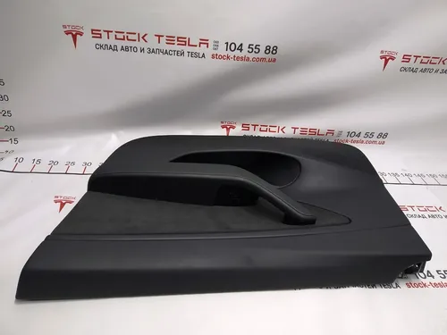 14 앞 우측 도어 카드 PREM BLACK(소프트 마감) 유리 블록(광택) Tesla 모델 3 1090411-91-L