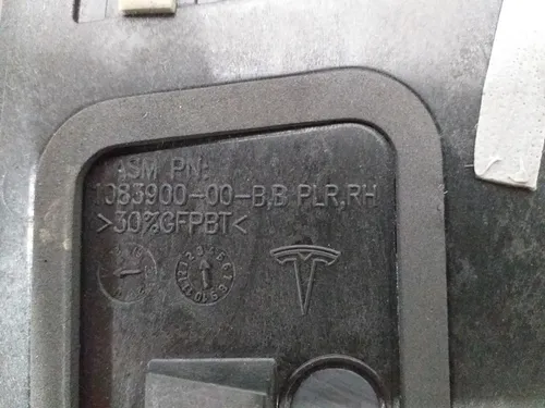 7 1092307-00-C Sovrapposizione montante B esterno destro (vetro) Tesla modello S REST 1092307-00-G