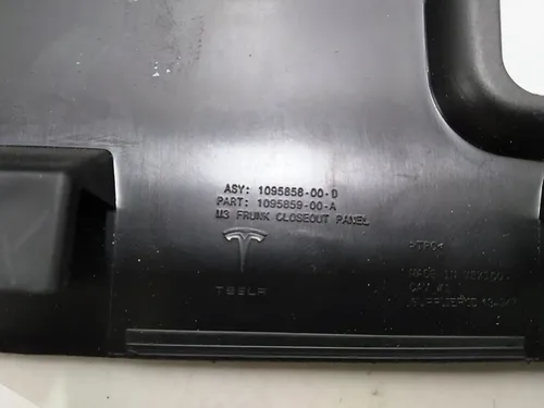 スカポトニーボクシングロックのパネル新しいテスラモデル3 1095858-00-D
