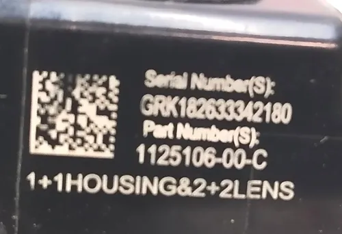 6 Повторювач повороту лівий (камера) АП2,5 Tesla model REST Tesla model X 1125106-00-E