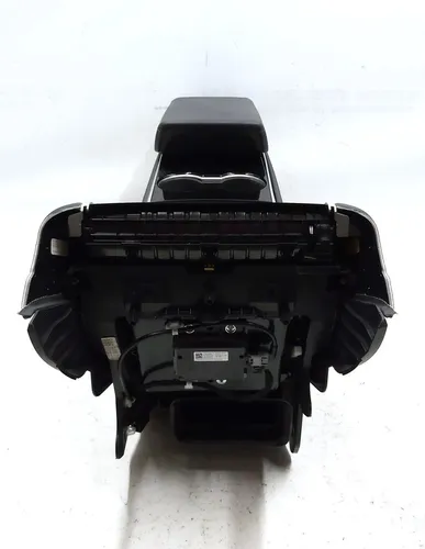 Mittelkonsolen-Armlehne Schwarz Getränkehalter Kunststoff Schwarz ohne hintere obere Abdeckung und Matte für Tesla Modell 3 Telefone 1087900-00-E