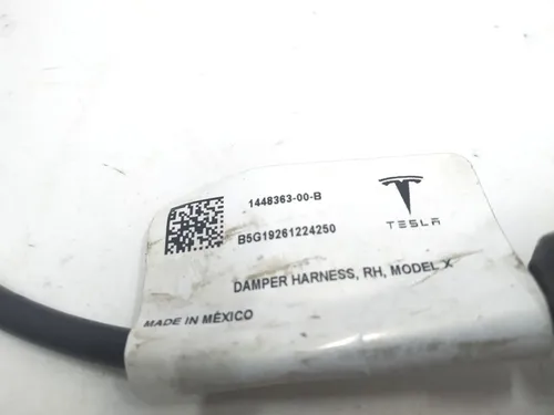 5 Електропроводка адаптивного демпфера пневмопідвіски права передня Tesla model X 1448363-00-B