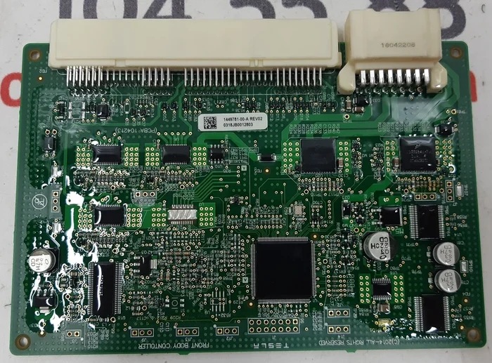 4 Плата боді-контролера переднього REV02 Tesla model X 1449781-00-A