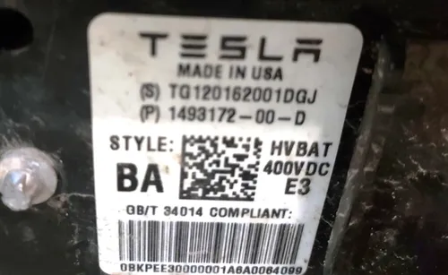 Akumulator główny 75 kWh Long Range AWD Tesla model Y 1493172-00-D