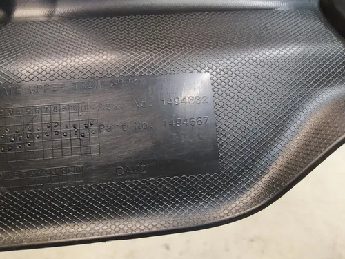 Horní obložení kufru Tesla Model Y 1494632-00-C