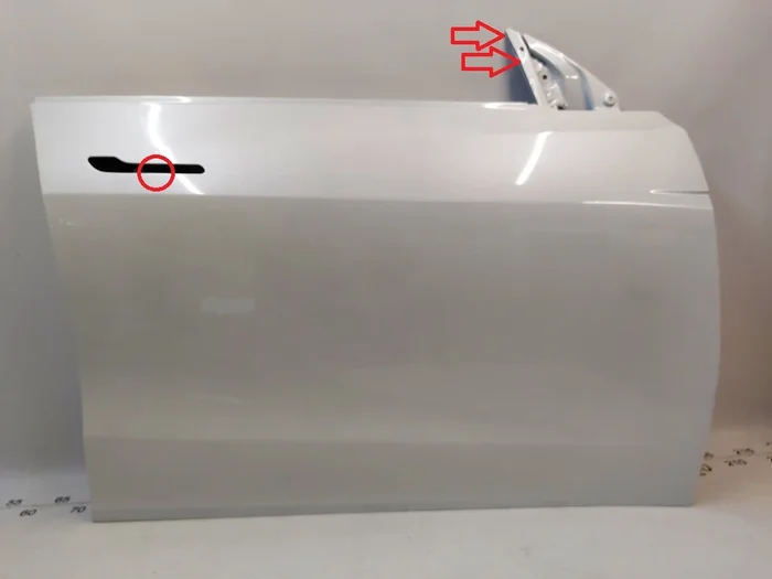 Двері передні права (метал) PPSW з ущільнювачем Tesla Model Y 1501462-11-A