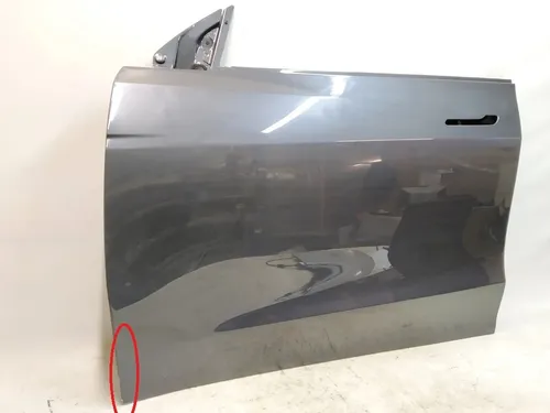 Puerta delantera izquierda (metal) PMNG con junta Tesla Modelo Y 1505460-12-A