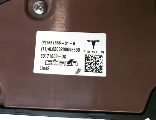 Блок регулювання положення пасажирського сидіння GRAPHITE Tesla Model 3, Model Y 1551855-01-A