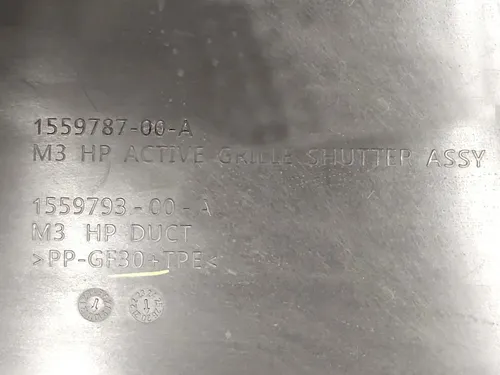 孔眼中央总成 Tesla model 3 1559787-00-A