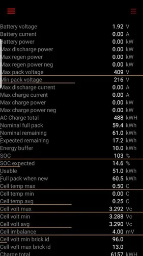Batterie principale 60 kWh LFP RWD Tesla modèle 3 1104428-00-N