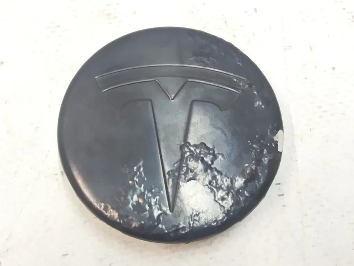 Naafdop mat zwart (schade) Tesla Model S, Model S REST, Model X, Model 3, Model Y 6005879-00-A