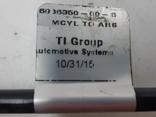 2 6006350-00-BK Conjunto de línea de freno (cilindro maestro a ABS) Tesla modelo S 6006350-00-B
