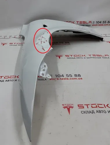 2 Přední levý blatník PPSW poškozený Tesla model S, model S REST 6008022-11-D