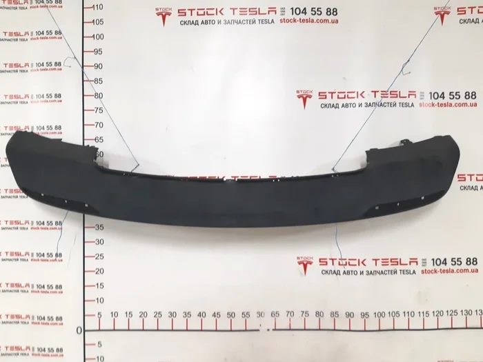 Накладка бампера заднего структурная нижняя (губа) (с повреждением) Tesla model S 6009005-00-B