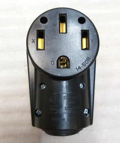 Højspændingsstik 14-50R 50A-125/250V 6250W/12500W. 60Hz til smart adapter Tesla alle modeller 14-50R ED-508R