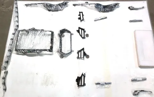 Zestaw okładzin wewnętrznych GRAPHITE (bez listwy drzwi lewy przód, tył) Tesla model S REST